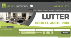 Desktop Screenshot of latuner-immobilier.com